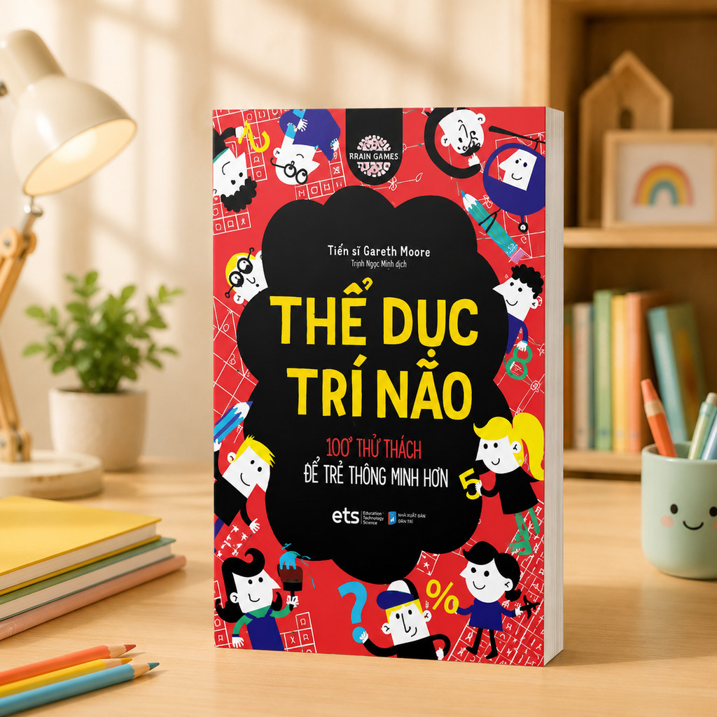 Sách -Combo: Brain Games:Thử Thách Stem+Nhẩm Nhanh+Thể Dục Trí Não+Luyện Trí Nhớ+Mê Cung Nhanh Trí+Thử Thách Logic (ETS)