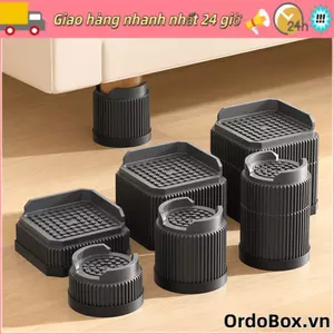 Tấm nâng giường ORDOBOX, Tấm lót chân nội thất hạng nặng vuông, Tủ lạnh nâng giường tròn chống trượt chuyên nghiệp