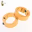 2 Chiếc Khóa Xe Đạp Nhẫn Cố Định Độ Dày 8 / 12 Mm Tay Cầm Thanh Cầm Đầu Phần Hợp Kim