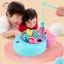 HFTOY Trò chơi bảng di động Đồ chơi câu cá Mini Clo Work Power Đồ chơi tương tác cần câu thực tế dành cho trẻ em Trẻ mới biết đi Quà tặng trẻ em ~