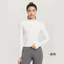Phụ Nữ Cổ Đứng Chống Nắng Top Slim Dài Tay Thiết Kế Tập Thể Dục Thể Thao Ngoài Trời
