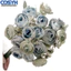 <cosyh>Artificial Camellia Bouquet 30 Centimeters Length with Foliage for Wedding Decor