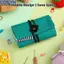 <cosyh>Portable Foldable Storage Bag for Crochet Hooks and Knitting Needle Organization
