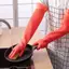 TRTR Găng Tay Rửa Chén Cao Su Có Thể Tái Sử Dụng Dài Găng Tay Vệ Sinh Gia Đình Chống Trơn Trượt Nhà Bếp Đồ Dùng Nhà Đĩa Ô Tô Làm Vườn Găng Tay Làm Vườn VN