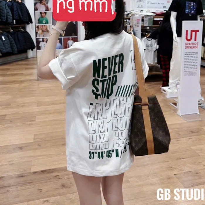 （Giao hàng 24h）Angela Áo Thun Giấy QC L1 Chất Mỏng Mịn Siêu Mát không nhăn form rộng giấu quần AG018