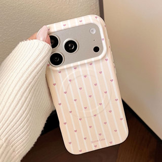 [Sheren] Ốp điện thoại sọc phong cách Hàn Quốc Thích hợp cho i17 16 15 14 13 12 11 pro max Vỏ bảo vệ chống sốc