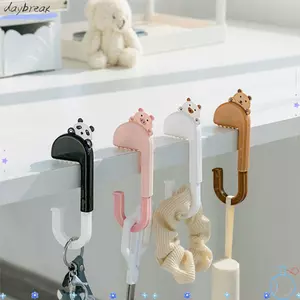 Móc cạnh bàn làm việc DAYBREAK, Móc túi có thể điều chỉnh chống trượt, Móc treo túi xách di động hình động vật hoạt hình Móc treo văn phòng tại nhà