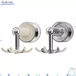 Dụng cụ sắp xếp móc nhà bếp DAYBREAK, Cốc hút 6 móc móng vuốt Móc treo tường, Đa năng không đục lỗ 360 có thể xoay được Tiết kiệm không gian Móc treo tường Phụ kiện nấu ăn