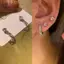 4 Cái / bộ Bông Tai Vòng Zircon Pha Lê Tinh Tế Thời Trang Cho Nữ Bé Gái Bông Tai Hàng Ngày Phụ Kiện Y2K Quà Tặng Trang Sức [Mina]