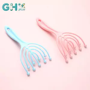 GHX Chín Móng Vuốt Đầu Massage Da Đầu Thư Giãn Spa Massage Sâu Chín Hạt Lược Massage VN