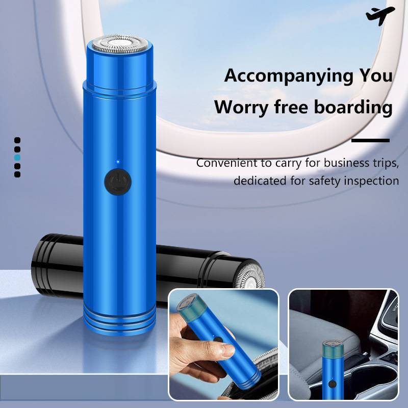 [Bluemood] Máy cạo râu điện cầm tay Mini Máy cạo râu tự hỗ trợ Mô hình sạc USB cho môi trên và dưới Cheeks Chin và Ne Mới