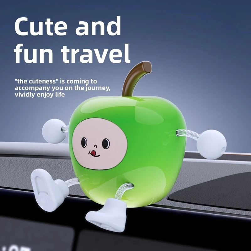 APPLE SHAPED CAR ORNAMENT Trang trí tạo kiểu độc đáo tinh tế Sử dụng nhiều cảnh cho xe Văn phòng tại nhà Màn hình nghệ thuật trong nhà Phụ kiện trang trí hàng ngày