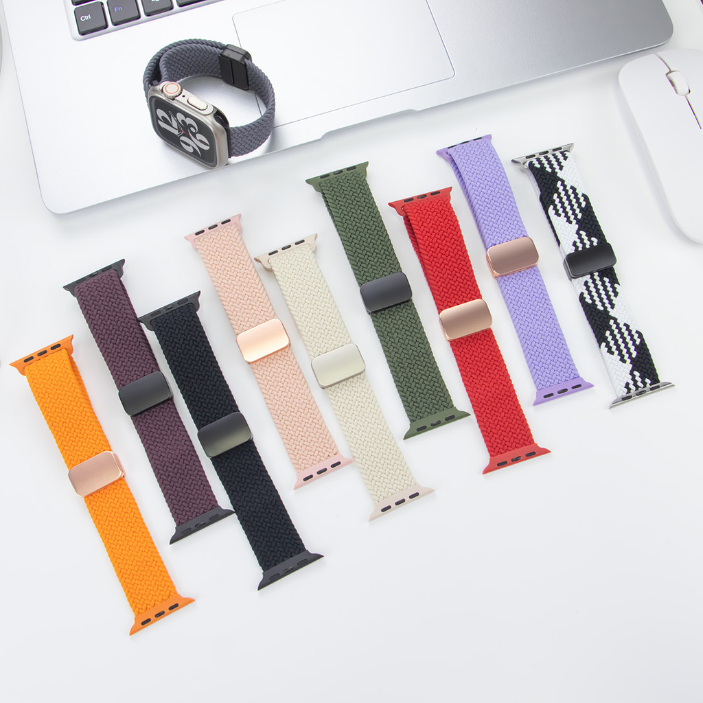 Thay đổi sang Ultra ốp lưng + dây đeo nylon tương thích cho Apple Watch Series11 10 9 8 7 6 SE 46mm 42mm 45mm 44mm 41mm 40mm