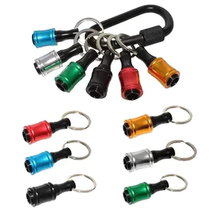 Bộ 6 Món Màu Móc Khóa Adapter Batch Head Adapter Carabiner Set Hex Shank Drill Bit Storage Adapter Z40Z