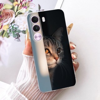 Ốp Lưng Dễ Thương Cho Realme C100i C100x 4G RMX5377 RMX5366 Phim Hoạt Hình Chó Mèo Nơ Silicon Mềm Chống Sốc Vỏ Cho RealmeC100i Vỏ