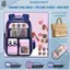 COMBO 3IN1 balo 8 ngăn, túi học thêm, hộp bút - balo chống gù chống nước cho bé lớp 1-6 - kimbunshop 444