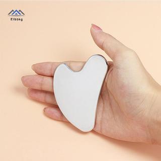 ELBBKG 1 Thép Không Gỉ Gua Sha Cạp Máy Mát Xa Cho Mặt Ne Body Guasha Massage Dụng Cụ Chăm Sóc Da Mặt Guasha Ban Máy Mát Xa Mặt Mới