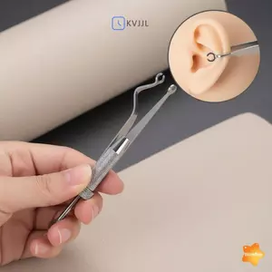 Dụng cụ kẹp kẹp xỏ khuyên bằng thép không gỉ Lip Nail Earring Puncture Clip Mở Đóng tai Mũi vách ngăn Cơ thể Công cụ xỏ khuyên mới