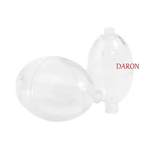 DARON Câu Cá Nhựa Bề Mặt Trong Suốt Phao, Phao Bong Bóng Hình Bầu Dục Trong Suốt Dọc Hình Bầu Dục, Khả Năng Lụt Câu Cá Bằng Nhựa Độ Nhạy Cao Trượt Bobbers Chỉ Báo Tấn Công