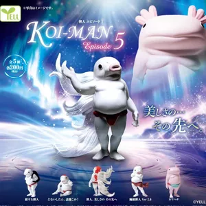 Hàng có sẵn YELL Capsule Toy Kung Fu Chép Man 5 Death Game Cá chép Người EPISODE Đồ trang trí ngộ nghĩnh 7AW2