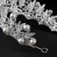 KUZHEN 2019 Thời Trang Mới Cưới Pha Lê Ngọc Trai Vương Miện Kim Cương Giả Tiara Cô Dâu Băng Đô Quấn Tóc HOT