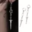 AqToCna Gothic Vintage Gai Chữ Thập Bông Tai Nữ Thời Trang Thoáng Mát Punk Ro Đảng Phụ Kiện Trang Sức Quà Tặng AqToCna