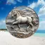 AqToCna Thời Trang Cung Hoàng Đạo Ngựa Thổ Cẩm Dành Cho Nữ 2D Động Vật Phẳng Pony Ve Áo Chân Quần Áo Bapas Phụ Kiện Quà Tặng Năm Mới AqToCna
