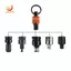 Móc khóa giá đỡ ổ cắm 3pc - Dụng cụ sắp xếp ổ cắm 3 / 8in kèm kẹp và tháo nhanh - Phụ kiện cờ lê tác động và hộp công cụ