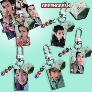 Móc khóa K‑pop dễ thương CORTIS SEONGHYEON album GREENGREEN REDRED KEONHO JUHOON JAME