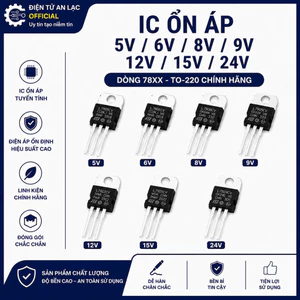 4 Cái IC ổn áp 7805 7806 7808 7809 7812 7815 7824 TO-220 Chính hãng