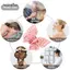AqToCna Lớn Bướm Vuốt Kẹp Dành Cho Nữ Cô Gái Hình Học Vuốt Tóc Ba Đầu Lấy Kẹp Barrettes Phụ Kiện Tóc Thời Trang AqToCna