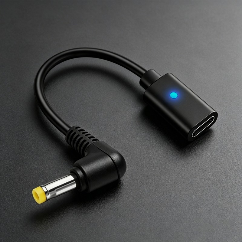 ZYARUKO Loại C Adapter Dây Sạc USB C Sang 1000 2000 Dây Sạc Thiết Kế Cáp Cho Game Thủ Và Người Hâm Mộ