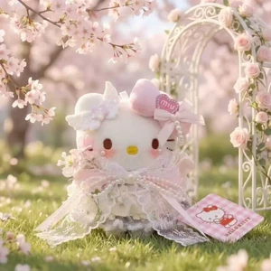 Chính Hãng Kitty Đào Phô Mai Sang Trọng Mặt Dây Chuyền Cô Gái Dễ Thương Quà Tặng Móc Khóa Búp Bê Búp Bê