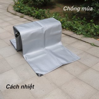 Tấm bạt chống nước PE cách nhiệt che mưa nắng cho ban công sân vườn ngoài trời