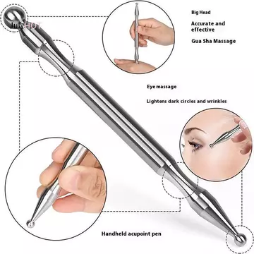 JULYHOT Dụng cụ bấm huyệt Bút bấm huyệt bằng thép không gỉ / đồng thau Bút Massage phản xạ Bấm điểm Máy mát xa Công cụ cho các giao dịch lớn
