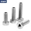 Thép không gỉ 304 Rỗng Bên Ngoài Lục Giác Vít Rỗng Bu Lông Ren Qua Lỗ Vít M4M5M6M8M10-M20 0GBQ