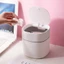 Thùng Rác Để Bàn Có Thể Bấm Có Nắp Để Bàn Thùng Rác Mini Có Thể Gió Giỏ Giấy Hộ Gia Đình Nhỏ Thùng Rác Nhỏ Có Thể JVFR