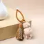 Móc khóa mèo bằng gỗ cổ điển Khắc tay Túi Kitty dễ thương Mặt dây chuyền trang trí Móc khóa ô tô dành cho nữ Cặp đôi Phụ kiện trang sức thời trang Quà tặng VN