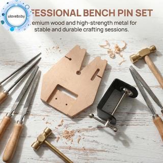 Ulovebsby Bench Pin Kẹp Khe Cắm Cố Định Kẹp Cho Bàn Làm Việc Dụng Cụ Chế Biến Gỗ Thiết Bị Giữ Thiết Bị DIY Gỗ Thủ Công Người Hâm Mộ VN