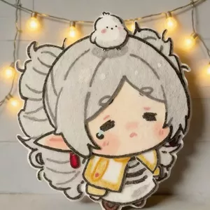 Frieren Anime Cảm Thấy Túi Charm Handmade Sang Trọng Mặt Dây Chuyền Túi Dễ Thương Móc Khóa Cosplay Phụ Kiện Quà Tặng