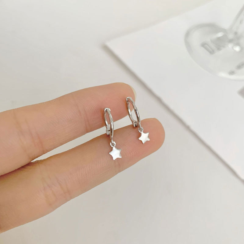 Bông tai ngôi sao bạc s925 dành cho nữ