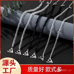Áo Ngực Trong Suốt Đính Hạt Đeo Vai Áo Ngực Quần Lót Dây Xích Có Thể Điều Chỉnh Phụ Kiện Mùa Hè Lộn Chống Trơn Trượt Dây Đeo Pha Lê Thay Thế FTKD