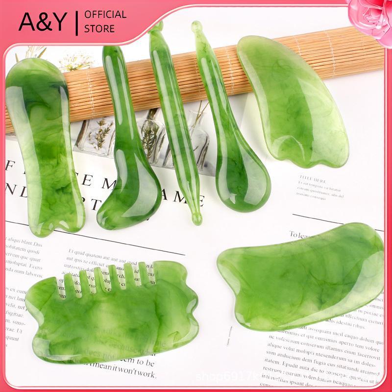 A & Y 1 Cái GUASHA Dụng Cụ Massage Mặt Ne Body Massage Dụng Cụ Làm Đẹp SPA Chăm Sóc Da Ne Giảm Đau Cạp Cạo Massage Ban.