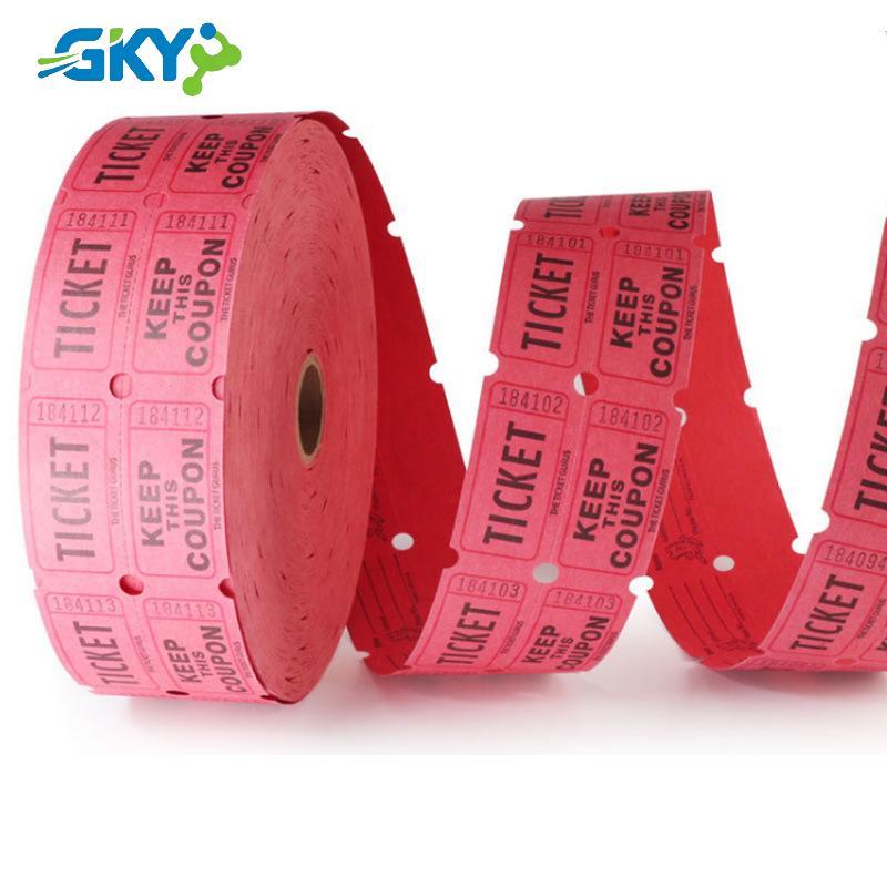 GKY 1000 Chiếc Nhiều Màu Sắc Rách Raffle Tiets Cuộn Đôi Nhập Học Tiet Game Tiet Cho Sự Kiện Lễ Hội Lớp Học Phần Thưởng GKY
