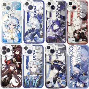 Ốp Lưng Cho OPPO Reno 15F 14F 15 11 12 13 14 Pro 5G Vỏ Điện Thoại Di Động Genshin Impact Wanderer Kaedehara Hu Tao Furina TPU Bảo Vệ Ống Kính Trong Suốt Silicon Trong Suốt Chống Sốc Mềm