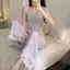 Bộ đồ ngủ Vest không tay mùa hè Bộ đồ mặc nhà phong cách phương Tây cao cấp