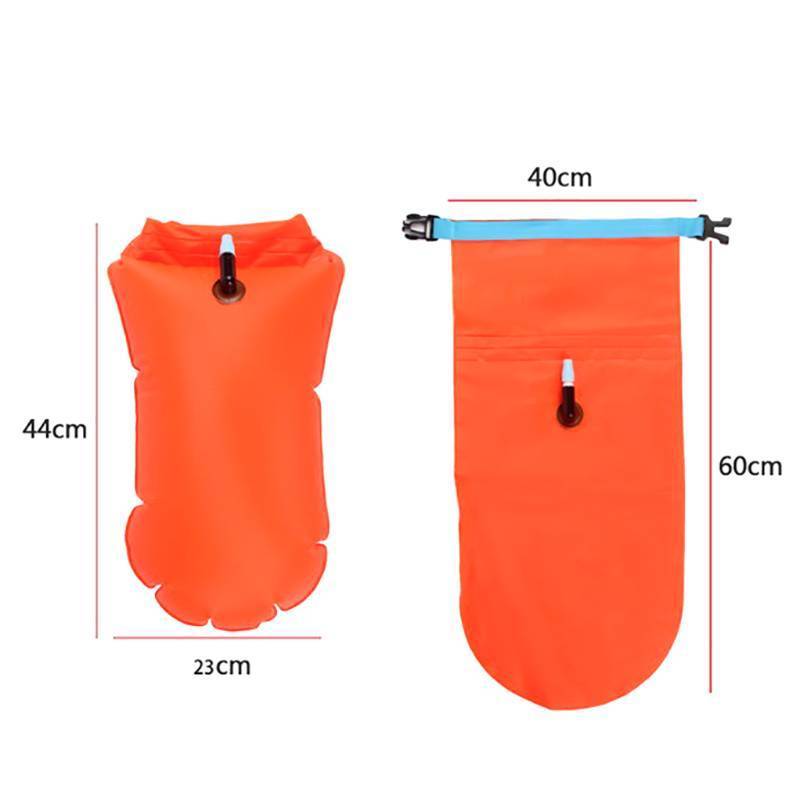 GKY Phao bơi PVC túi khô bơm hơi, chống thấm nước, túi khí đôi, an toàn thể thao nước