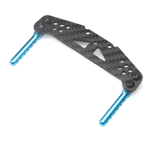 Hợp Kim Nhôm Carbon RC Thân Bài Gắn & Chống Sốc Tháp Giảm Chấn Ở Phía Trước Phía Sau Đa Năng Cho Tamiya TT01 1 / 10 RC Phụ Kiện Xe Hơi