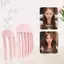 LUImo 3 / 6 Răng Lông Tơ Rễ Tóc Cao Đầu Lâu Hiện Vật Kẹp Tóc Tự Nhiên Lông Tơ Traceless Tóc Làm Đẹp Dụng Cụ Tạo Kiểu Cho Lười SBS