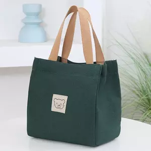 ECK Túi vải thời trang Túi xách Bento Hộp cơm trưa Túi vải nhỏ cầm tay HOT
